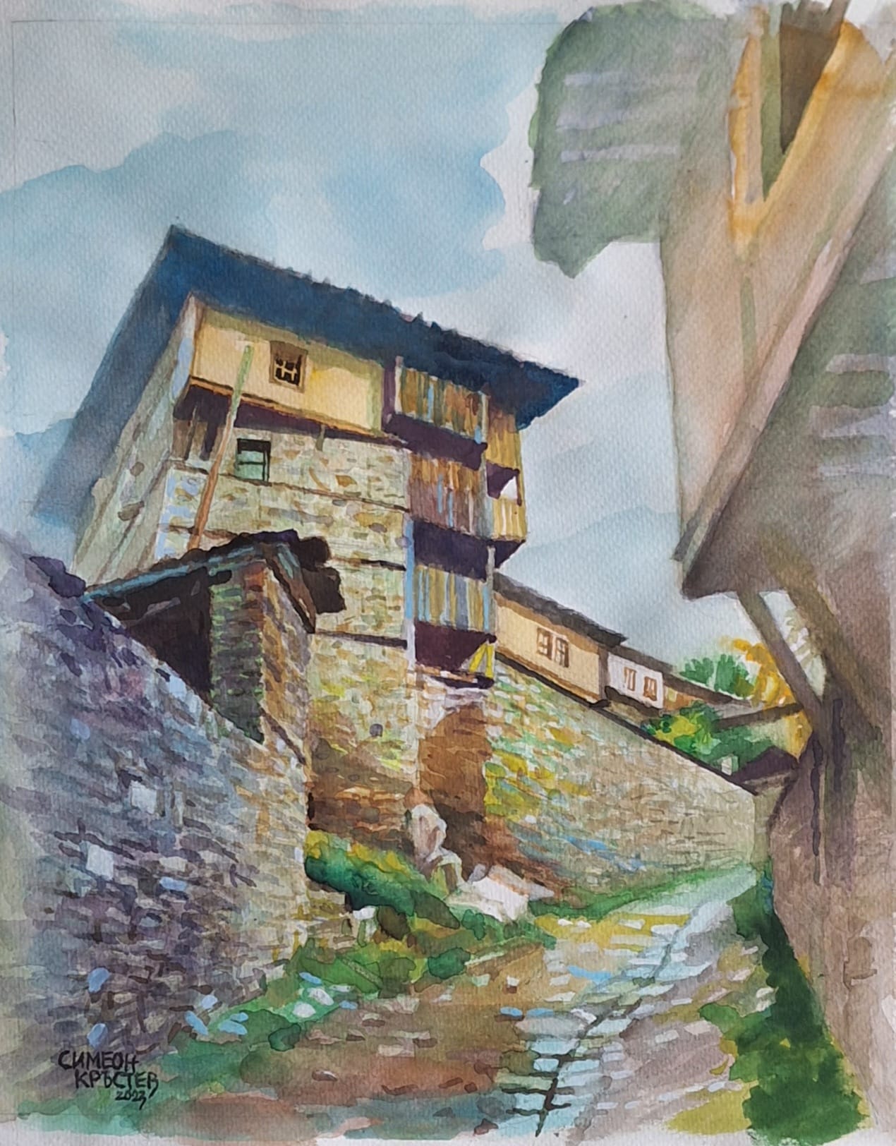 33х39.5 см Акварел Ковачевица 600 е